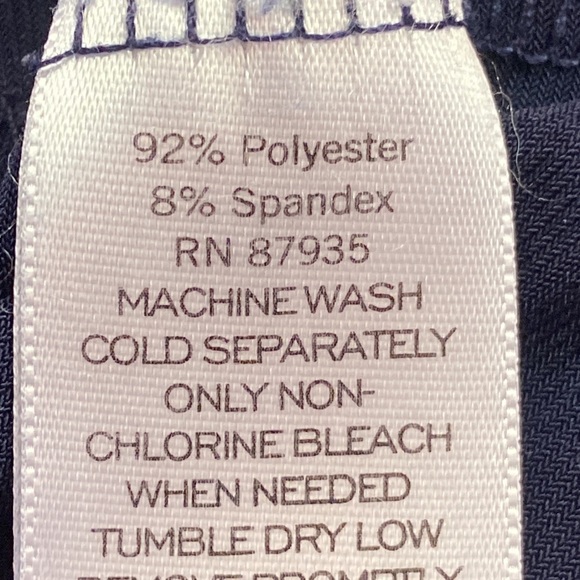 Susan Graver Liquid Knit Navy Bateau Neck 3/4 Length Sleeve Size XS - Picture 6 of 7